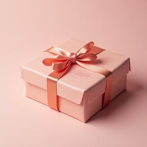 선물 포장된 루비캔들 제품 패키지